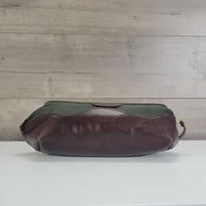 Orvis Green Canvas with Brown Leather Travel Dopp Kit